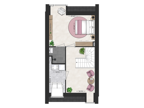 Plattegrond 3e verdieping