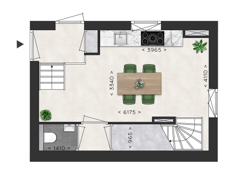 Plattegrond begane grond